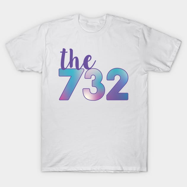 The 732 Area Code T-Shirt by emilystp23